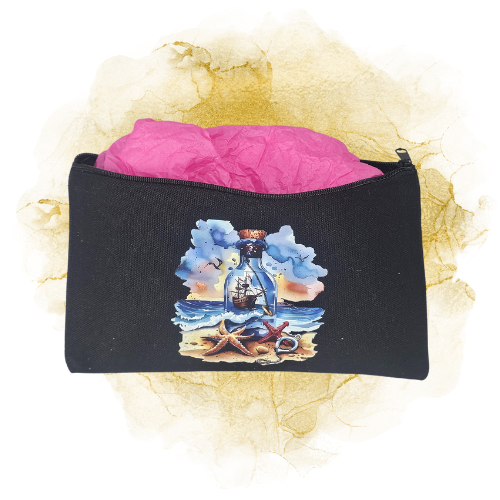 Kosmetiktasche schwarz
