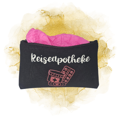 Kosmetiktasche schwarz