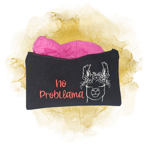 Kosmetiktasche schwarz