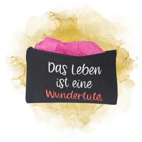 Kosmetiktasche schwarz
