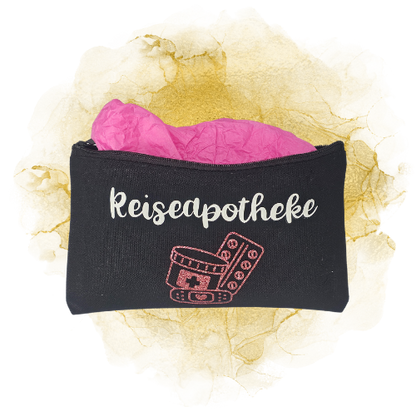 Kosmetiktasche schwarz