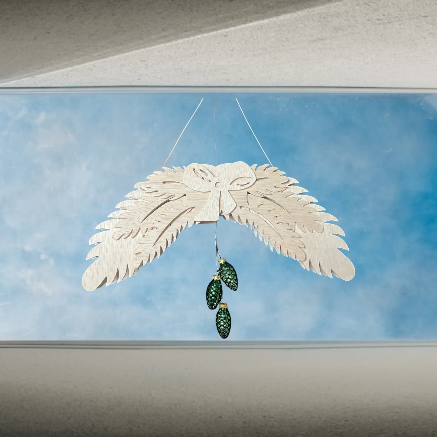 Beleuchtetes Fensterbild
