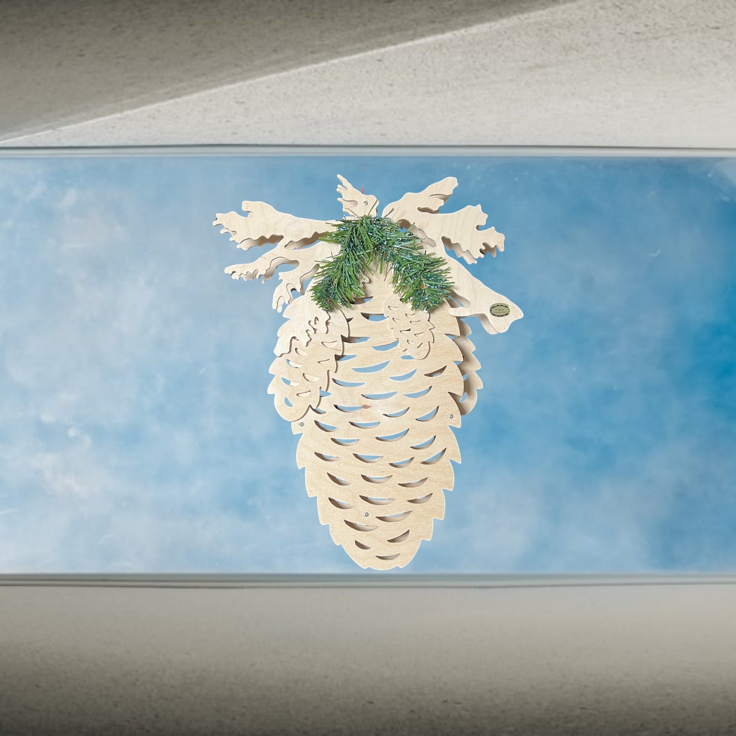 Beleuchtetes Fensterbild