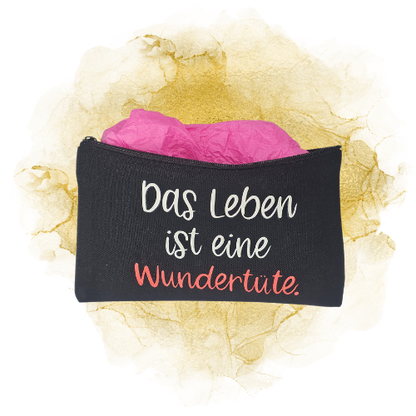 Kosmetiktasche schwarz