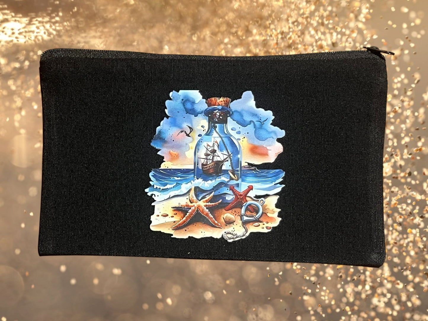 Kosmetiktasche schwarz
